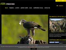Tablet Screenshot of documentalesnaturaleza.com